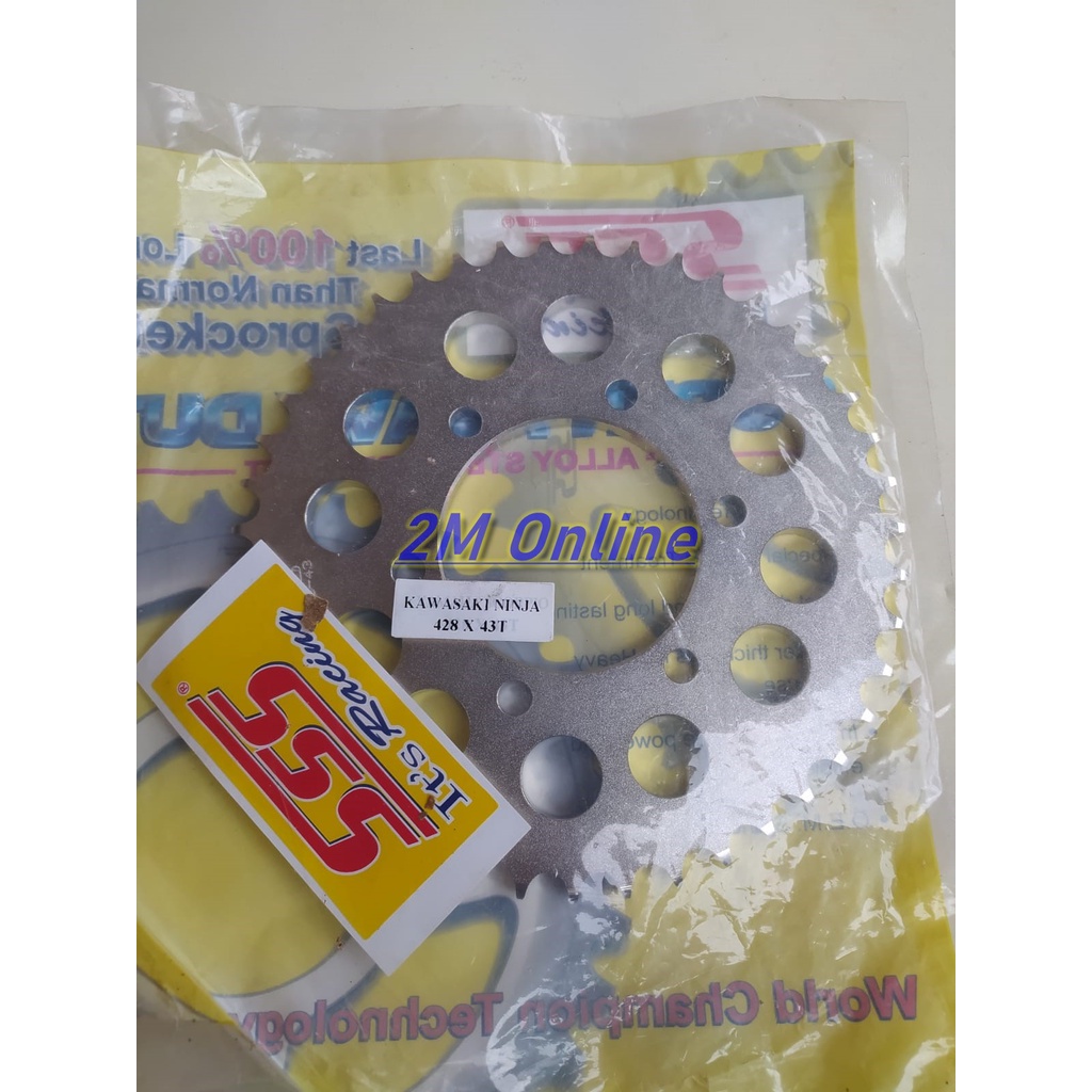 Mdr Gear Belakang Ninja 428 x 43T SSS Racing
