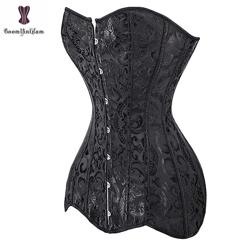 Big Sale Drop Shipping Corset Long Torso Corsets Cheap Black White Korset Overbust Waist Slimming Shopee Indonesia