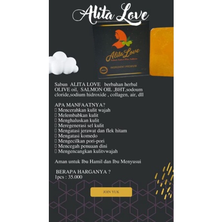Alita love sabun salmon
