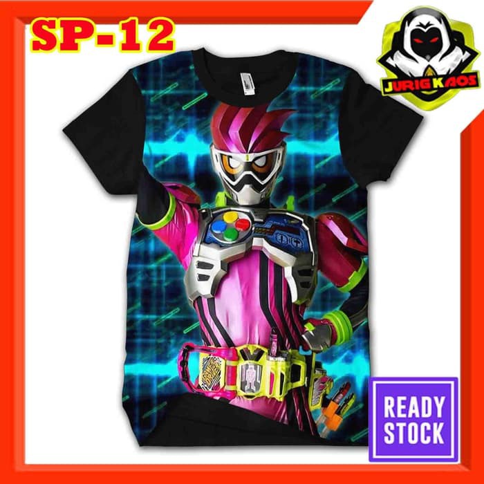 Kaos Kamen Rider Ex aid Merah Baju Remaja dan Dewasa Murah