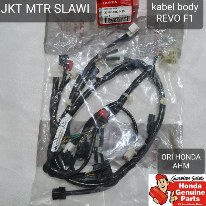 32100-K03-N30 kabel body assy  sub harness REVO F1 asli honda