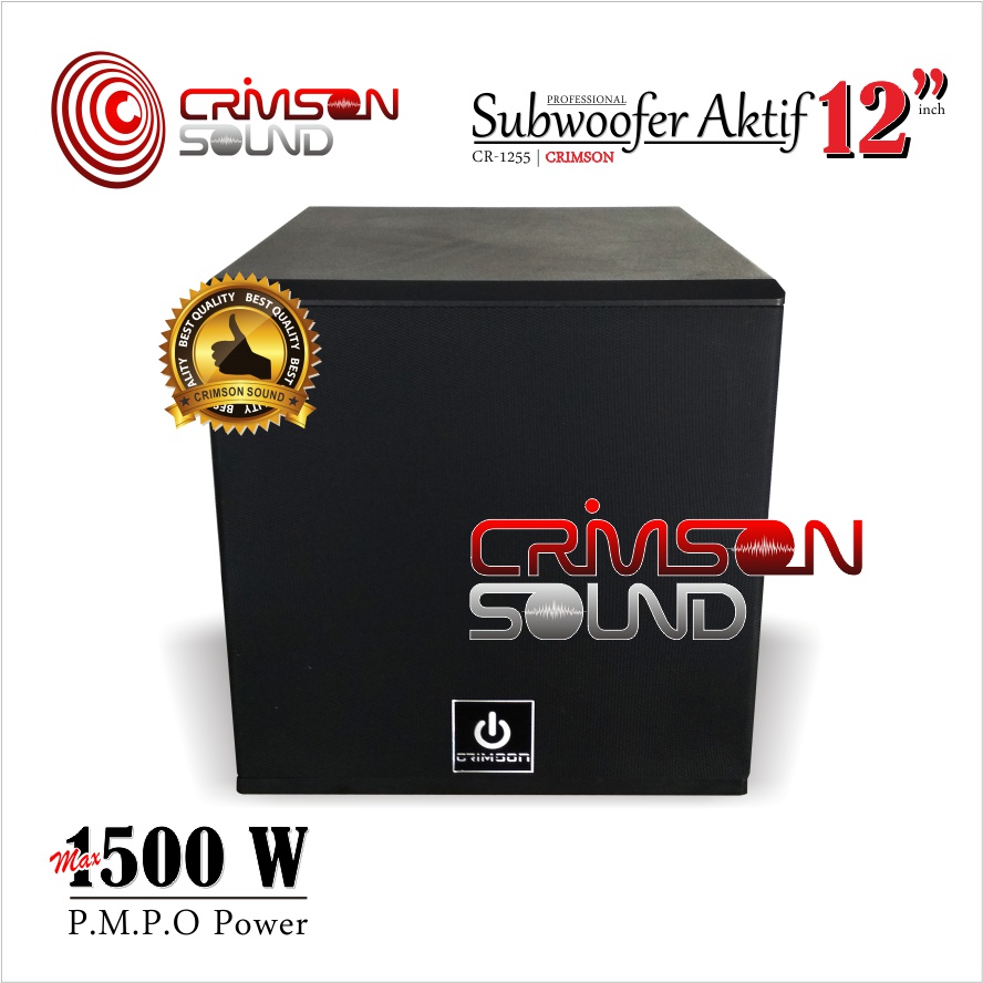 SUBWOOFER AKTIF 12 Inch CRIMSON CR-1255