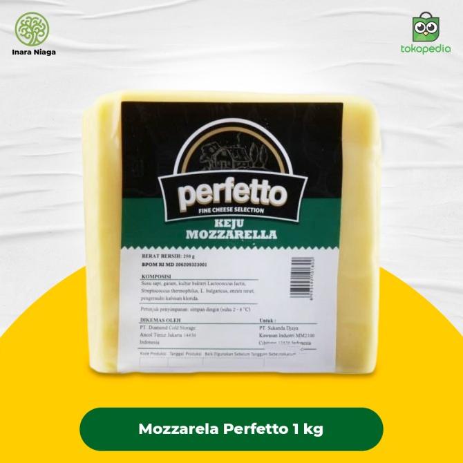 

(BISA COD) Mozzarela Perfetto 1 kg OBRAL Kode 1124