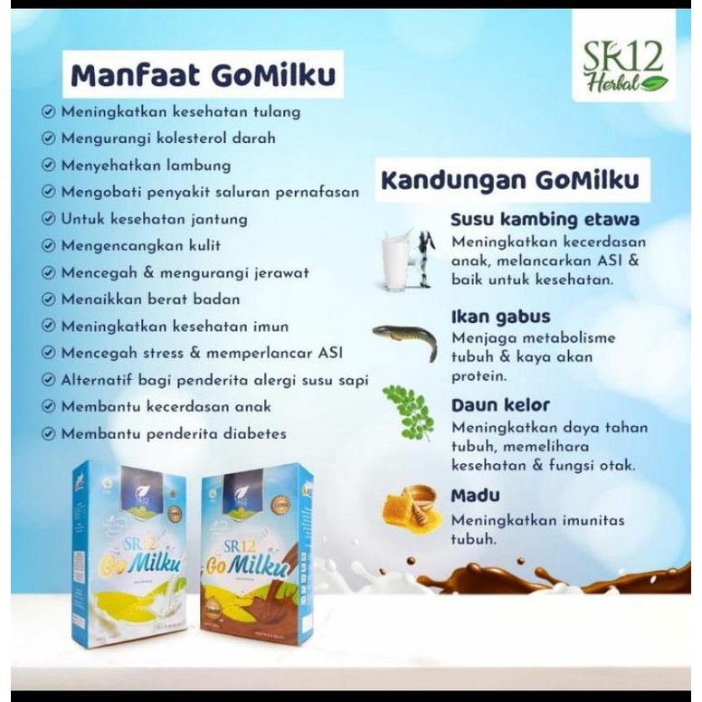

GOMILKU (susu kambing etawa) By SR12 Herbal