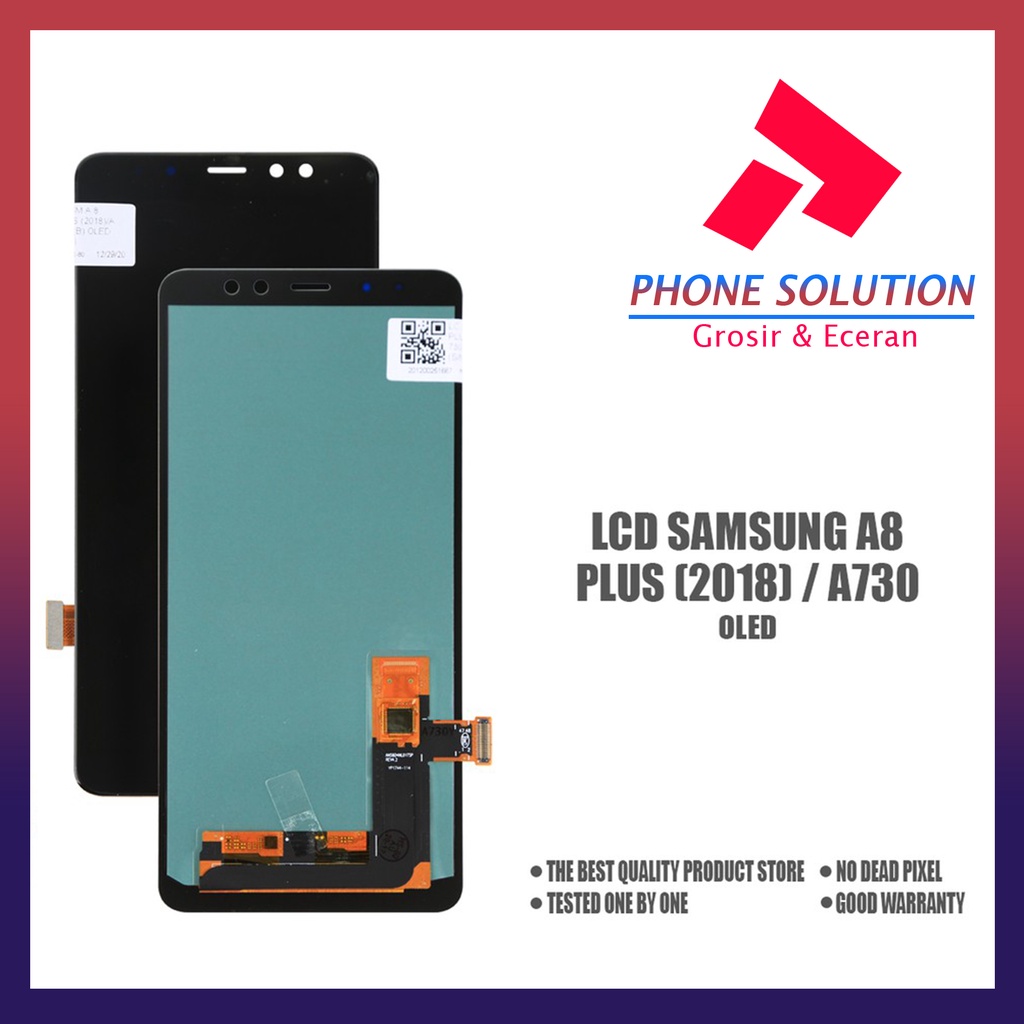 LCD Samsung A8 Plus A730 OLED Fullset Touchscreen // Supplier LCD Samsung - Garansi 1 Bulan