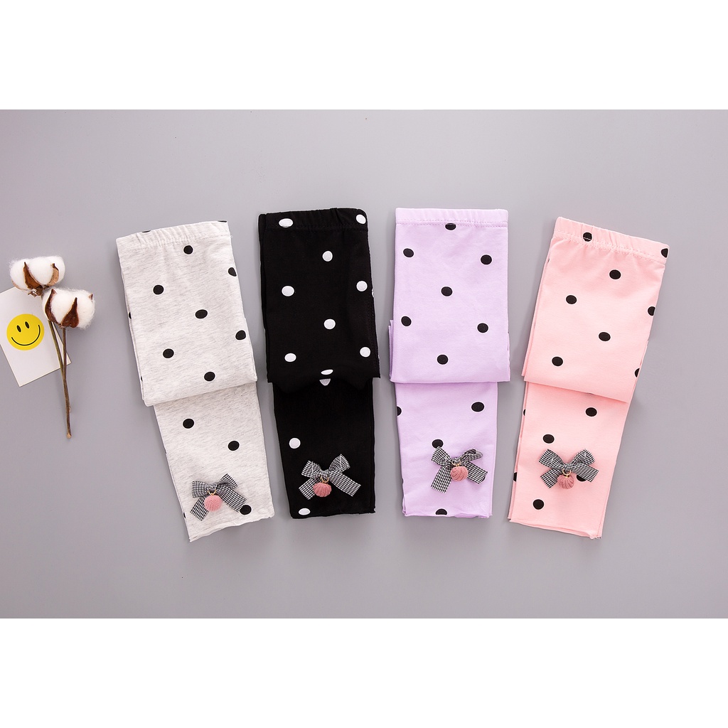 legging bayi/ anak perempuan/cewek polos elastistas & bernapas impor 3 bln - 2thn-5