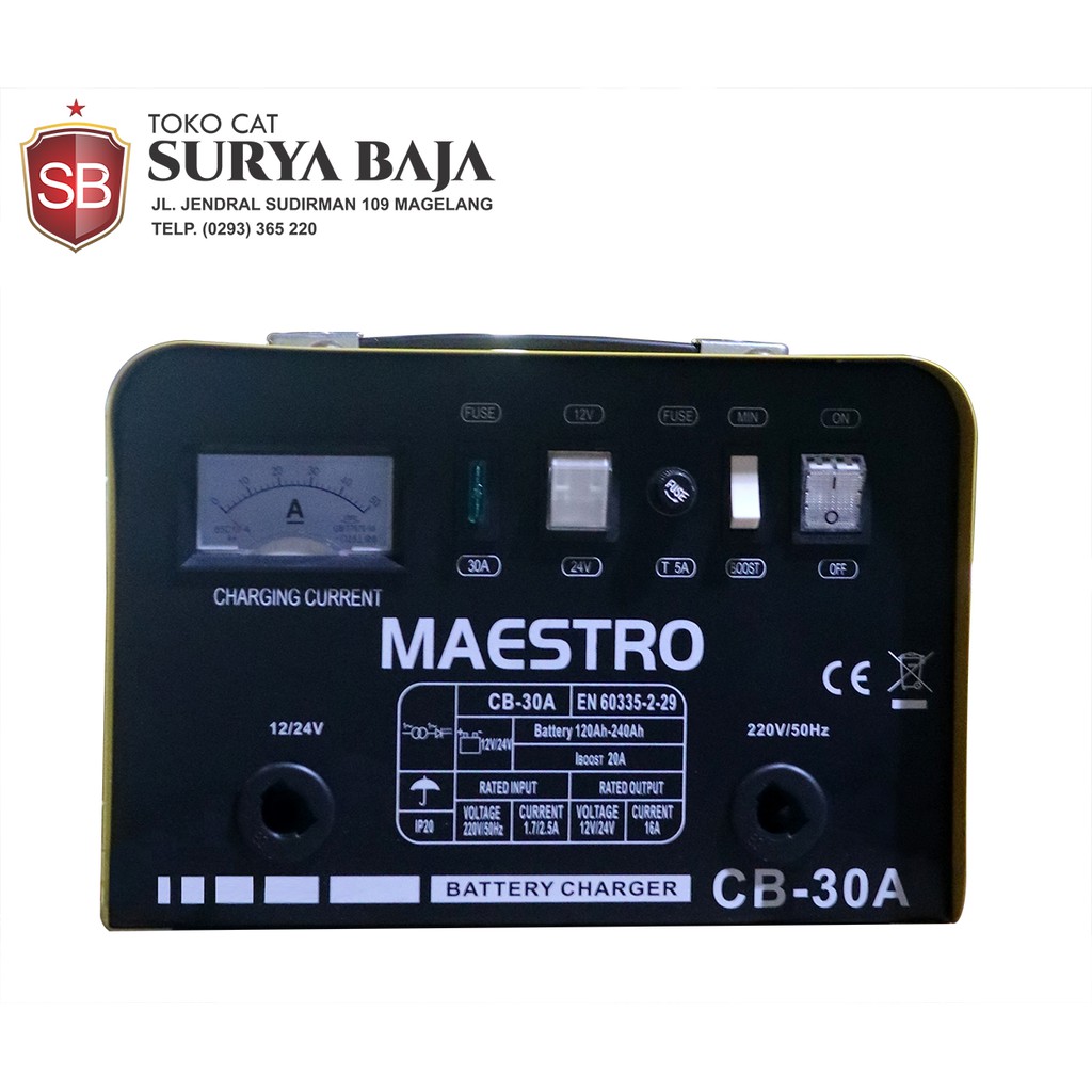 Maestro Charging Battray CB 30 A