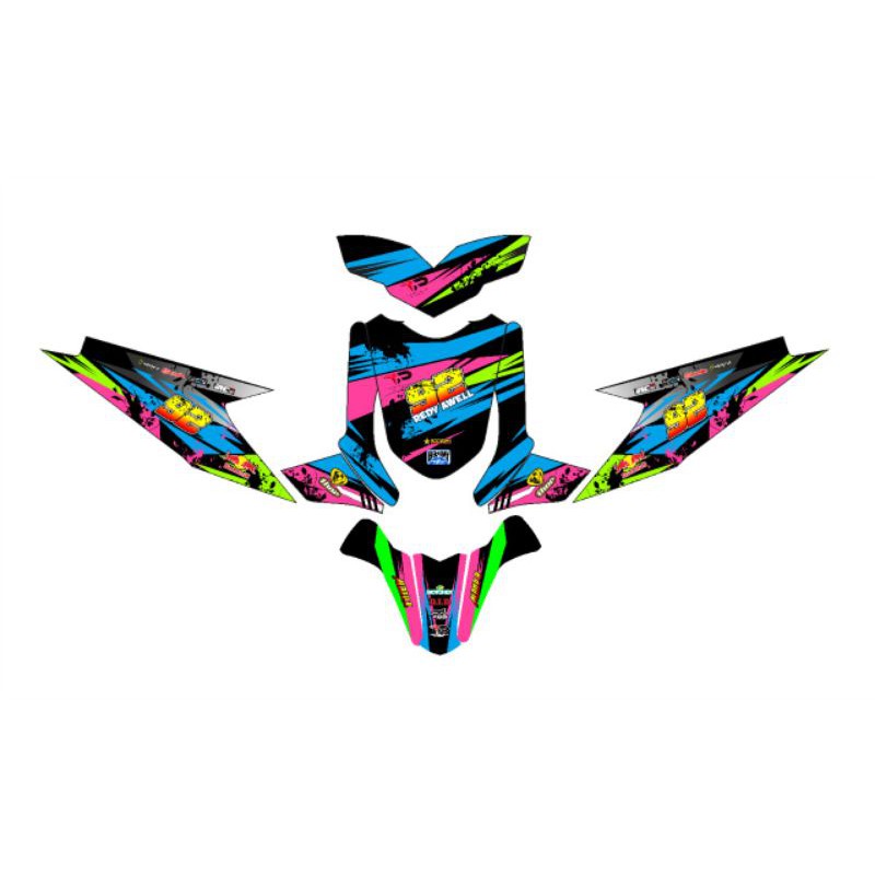 DECAL BEAT KARBU ROAD RACE CUSTOM