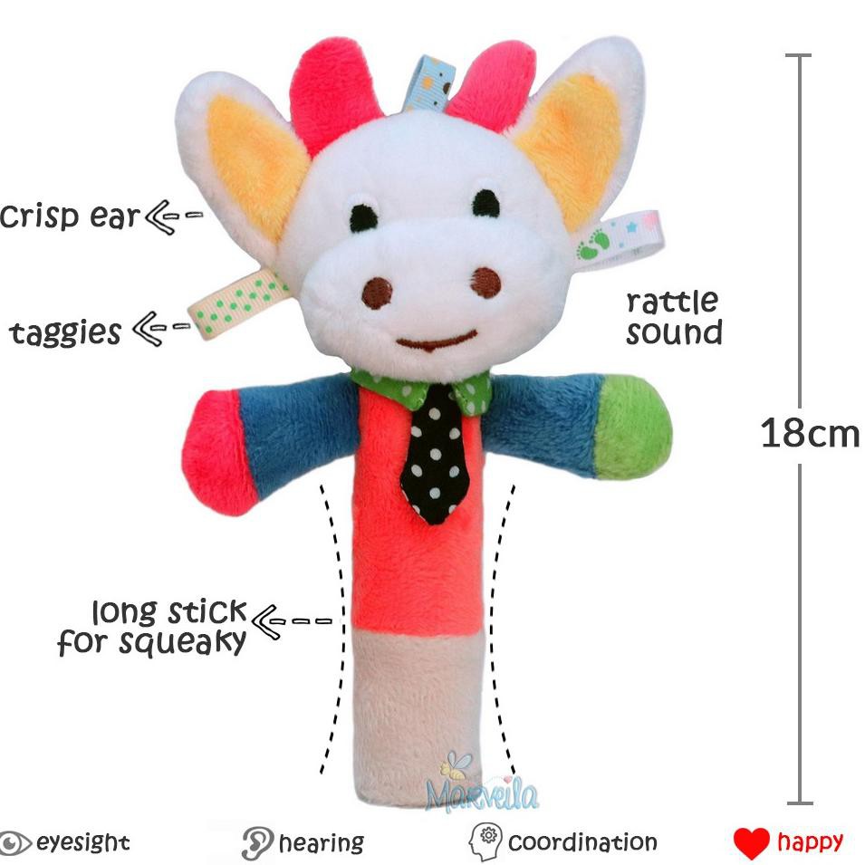 【salebagus】 MYS: Marveila Rattle Squeeze Stick Taggies