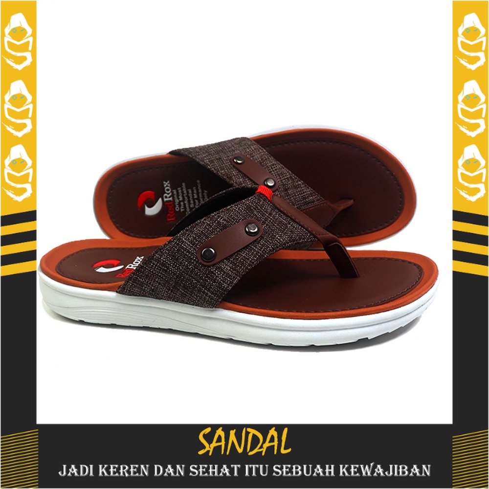 Sandal japit karvil Pria Jepit Casual Original RedRox - Venom