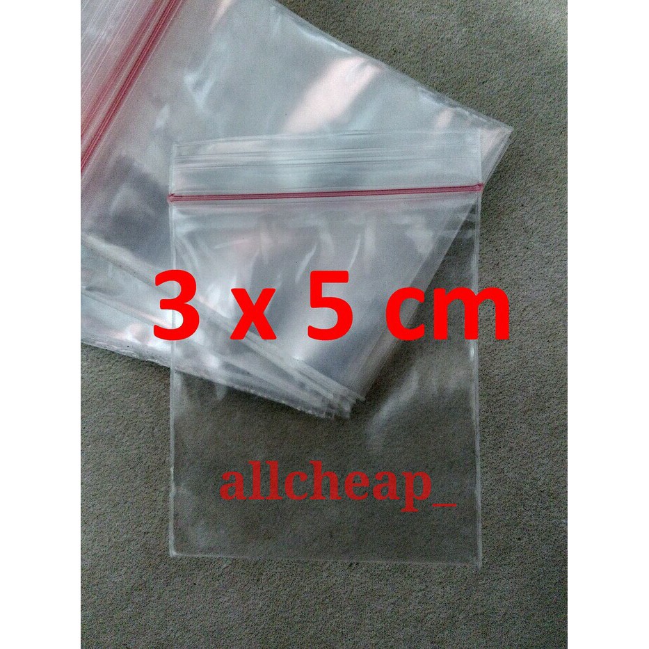 100LBR plastik KLIP 3x5 plastic clip seal zipper bag sealer ziplock PE