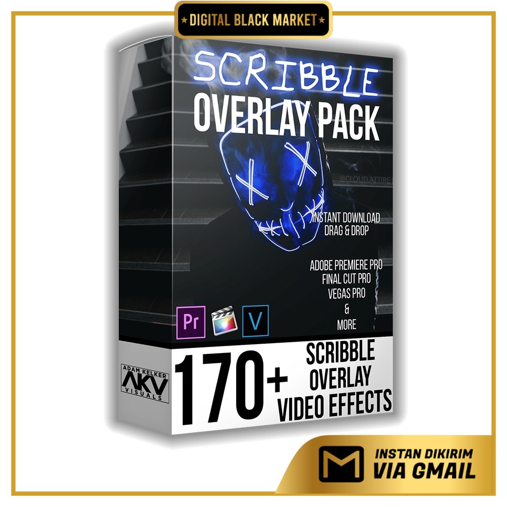 AKV Studios - Scribble Video Overlay Pack - Video Action