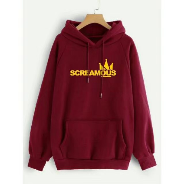 Sweater Hoodie Bahan Flece Tebal