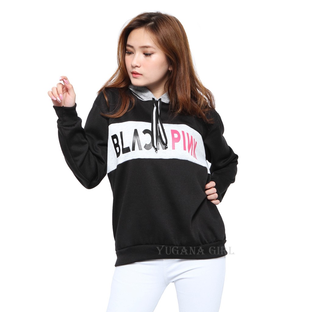 BL - BLPK.BD Sweater Hoodie Wanita Lengan Panjang-3