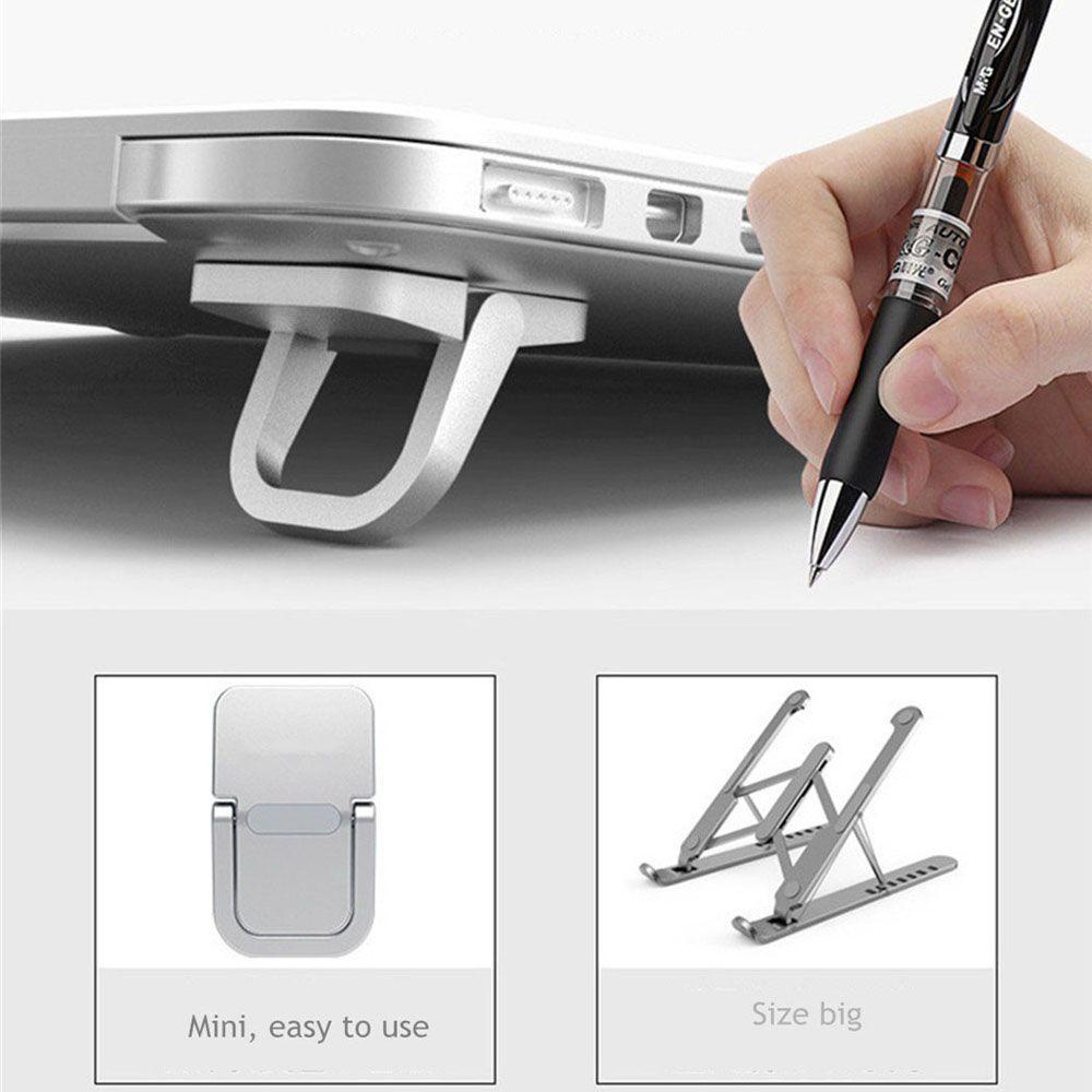 1 Pasang Stand Laptop / Tablet Bahan Aluminum Alloy Anti slip