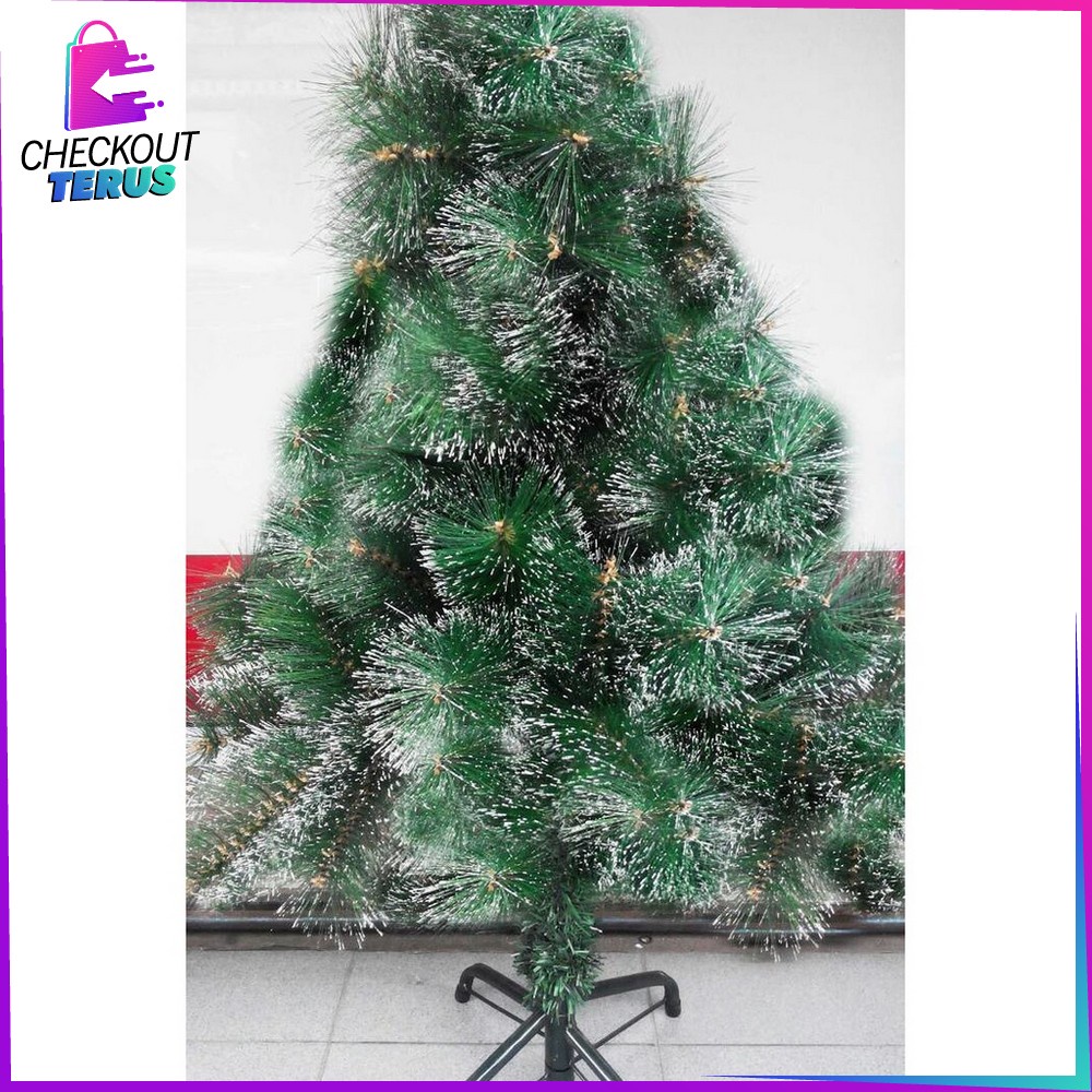 CT C15 Pohon Natal 90CM 3F Jarum Dekorasi Rumah Hiasan Natal Artificial Dekorasi Natal Ornamen Tanaman Hias Impor