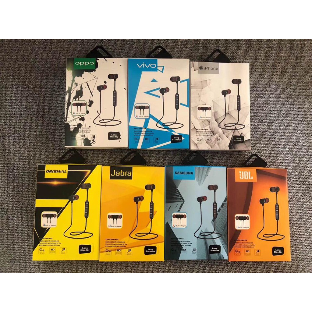 Earphone Handsfree Bluetooth Kabel Oppo Cable