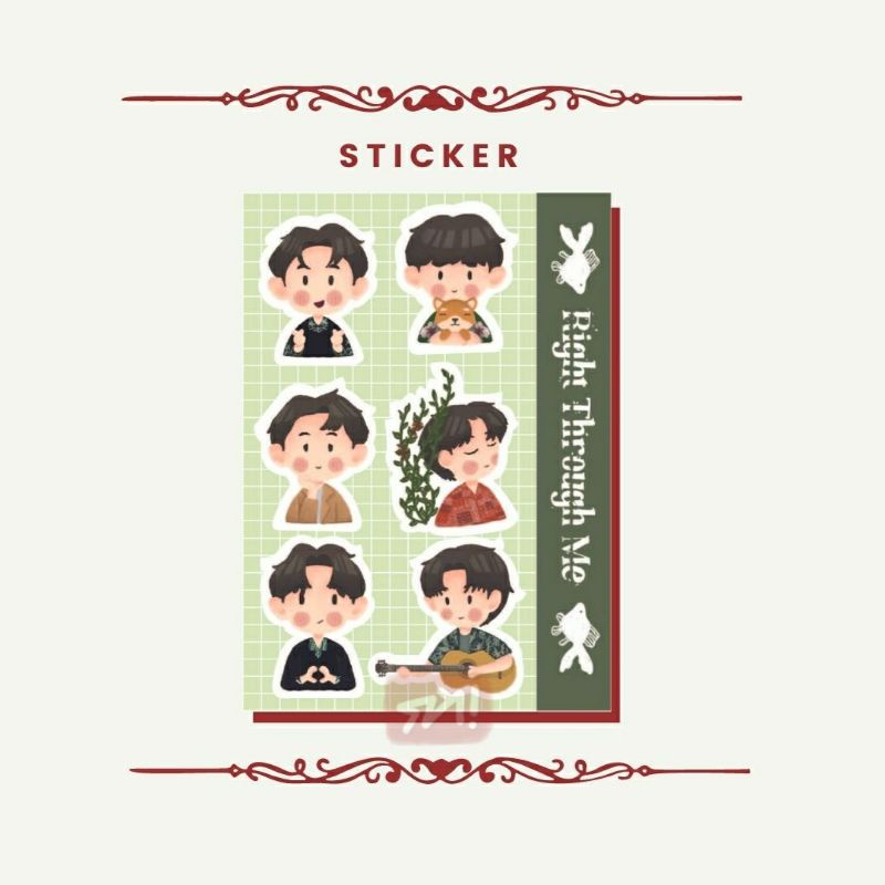 EOD DAY6 RIGHT THROUGH ME STICKER