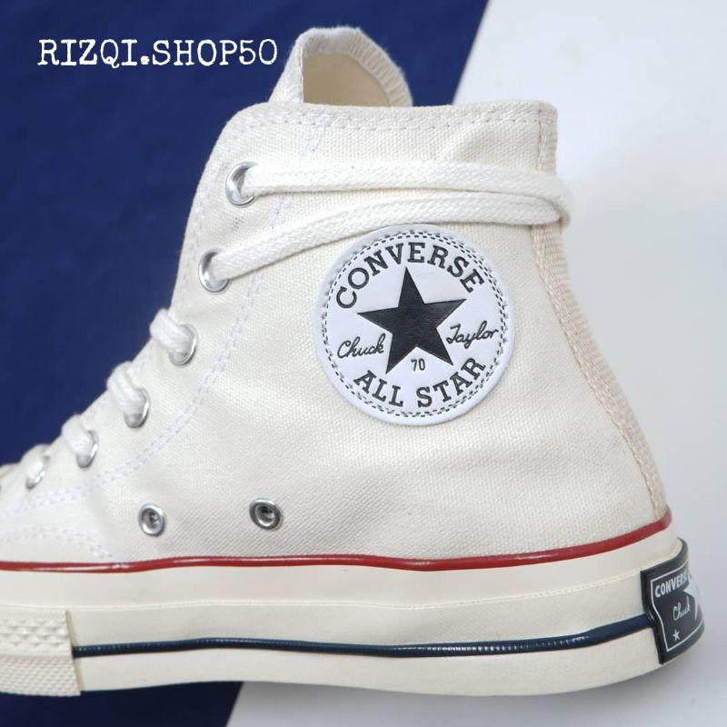 Sepatu Sneakers pria/wanita original 70.s Egret HIGH CREAM Premium-4