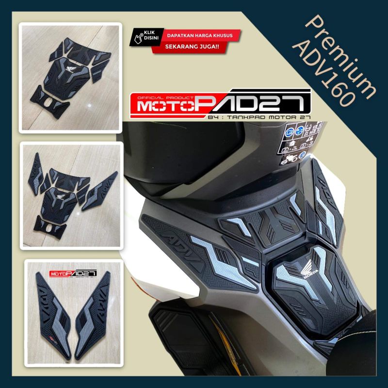 Stiker sticker Tankpad Deck pad rubber protector fullset Honda Adv 160 Premium high quality