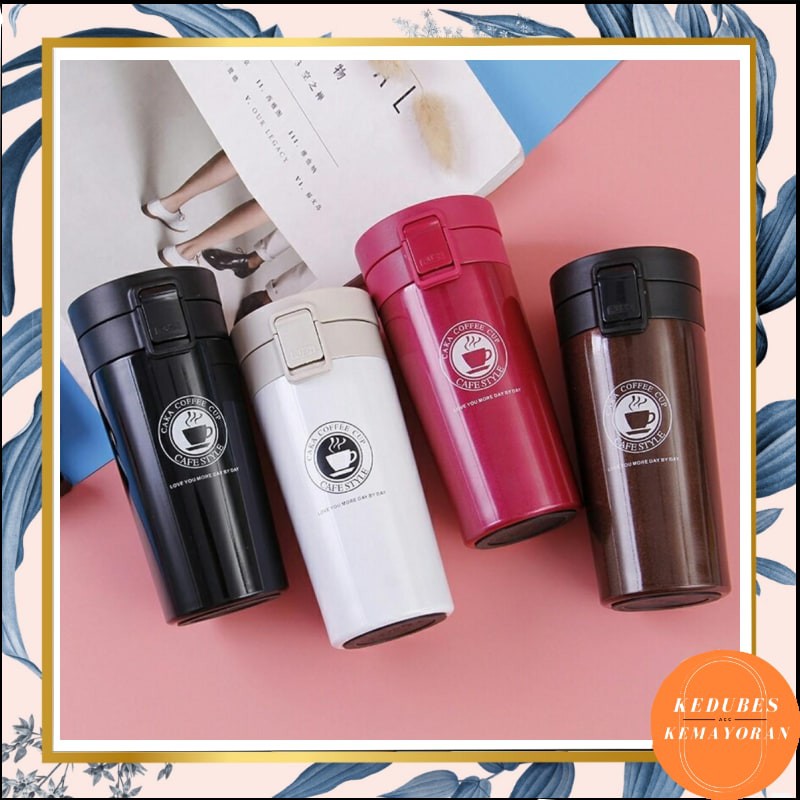 [KK] Termos Kopi Original / Travel Mug Coffe Tahan Air Panas &amp; Dingin Coffee Cup B46 Stainles Steel