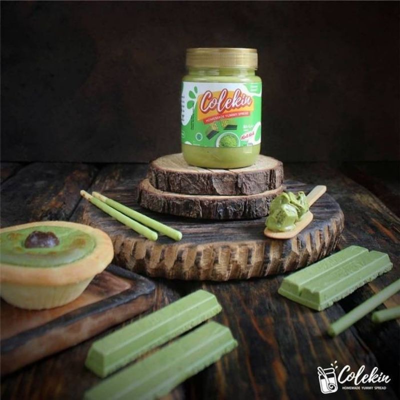 

colekin - selai toping kitkat greeantea 200gr