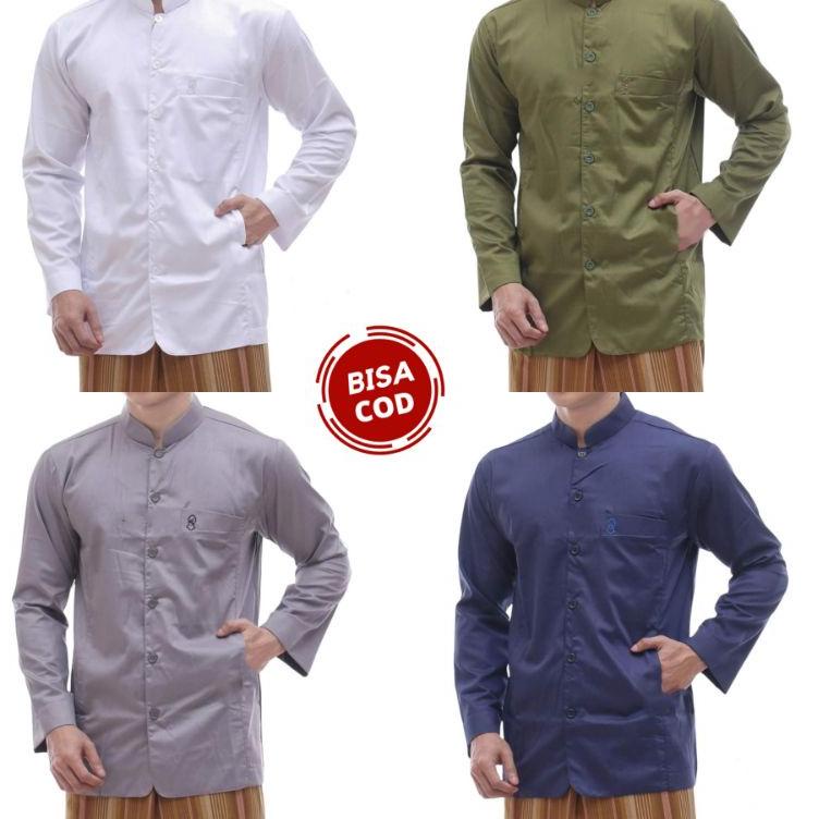Siap Kirim.. Baju koko pria | baju koko haibah polos | baju koko haibah terompah | baju koko haibah 