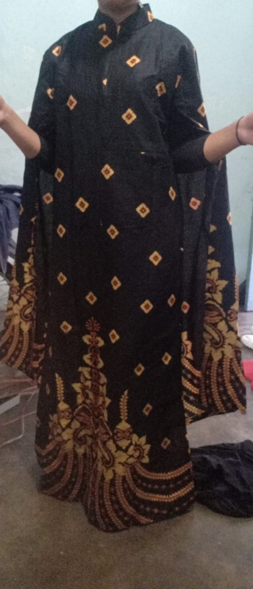 Bisa (cod) - Gamis Couple Lowo Pasangan Suami Istri Kondangan Batik Couple Kapel Modern Seragam