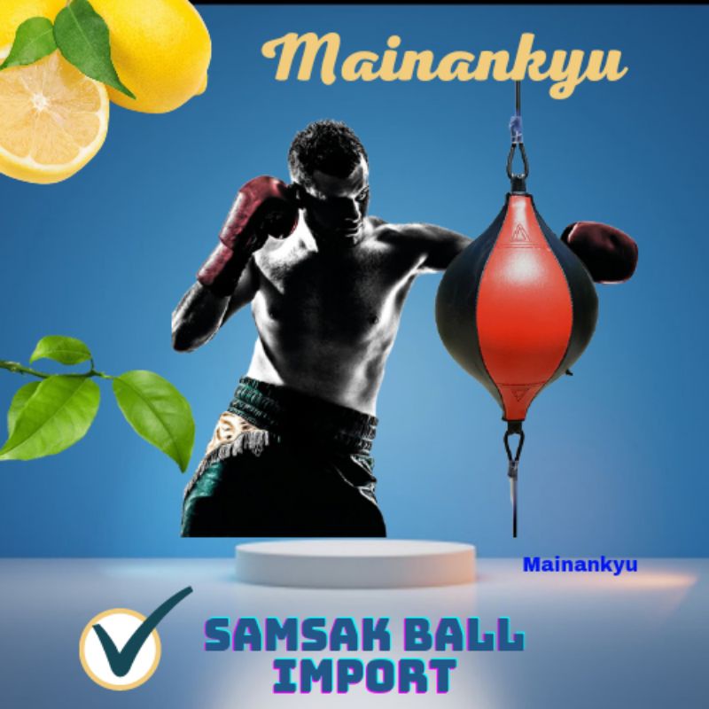 (MAINANKYU) Punching Ball Samsak Tinju Boxing Speed Punching Bag