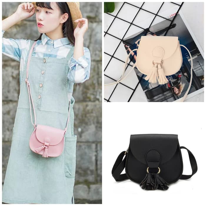 Tas slempang TS wanita pesta santai sekolah modis casual murah top