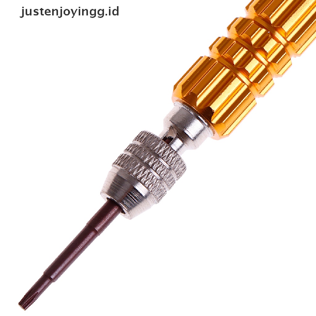 【justenjoyingg.id】 Multifunction mini Blade Screwdriver With Replacemet Head Anti Slip Repair tools .