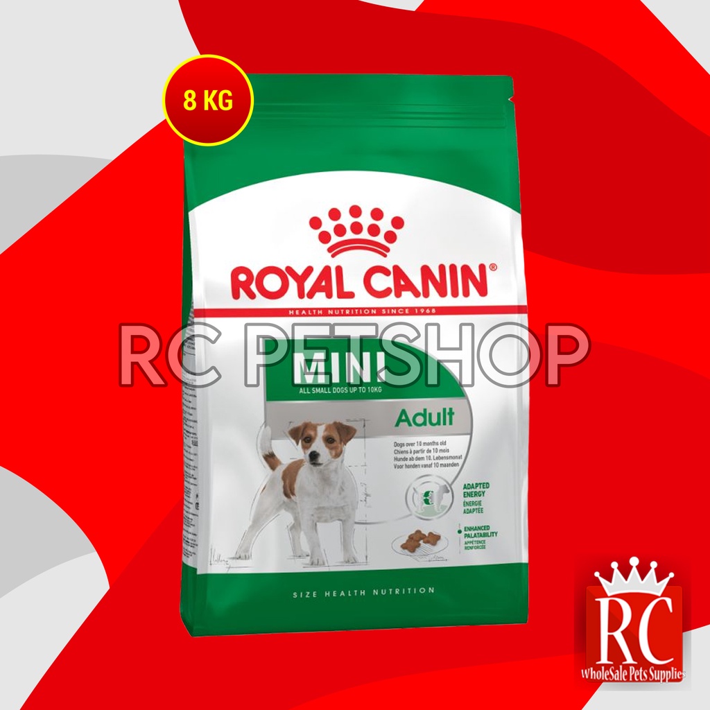 Makanan Anjing Royal Canin Mini Adult 8 Kg