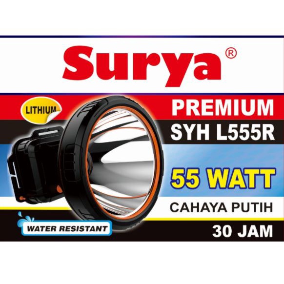 Headlamp / Senter Kepala Surya Selam SYH L555R 55w 55 watt anti air