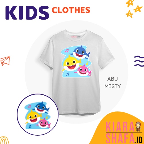 Kiarashafa - Baju Anak / Kaos Anak Baby Shark