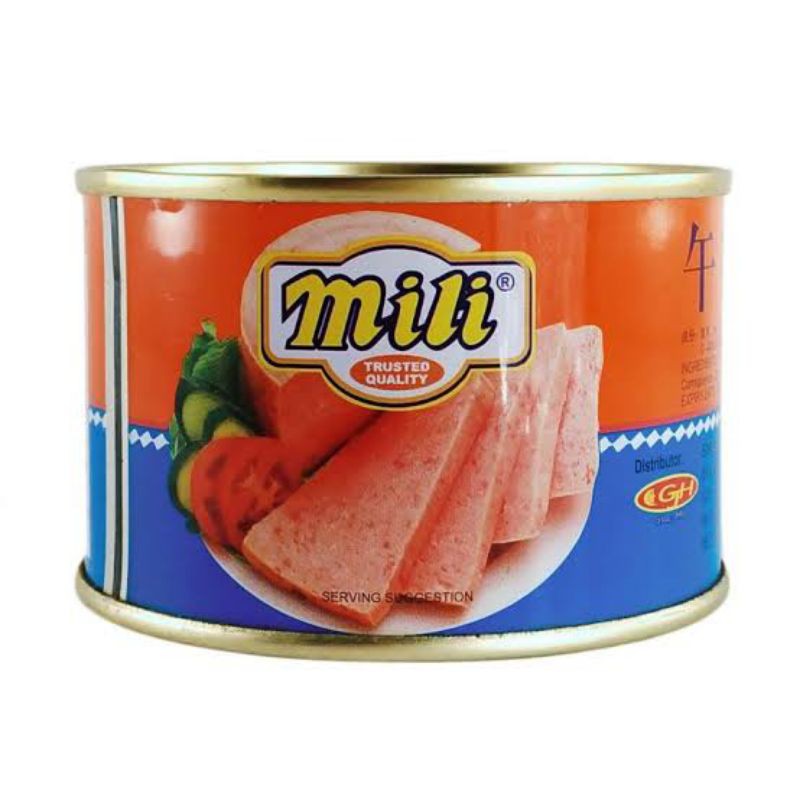 

Luncheon Meat Pork Mili Canned Singapor-Ham Babi-Kornet Babi
