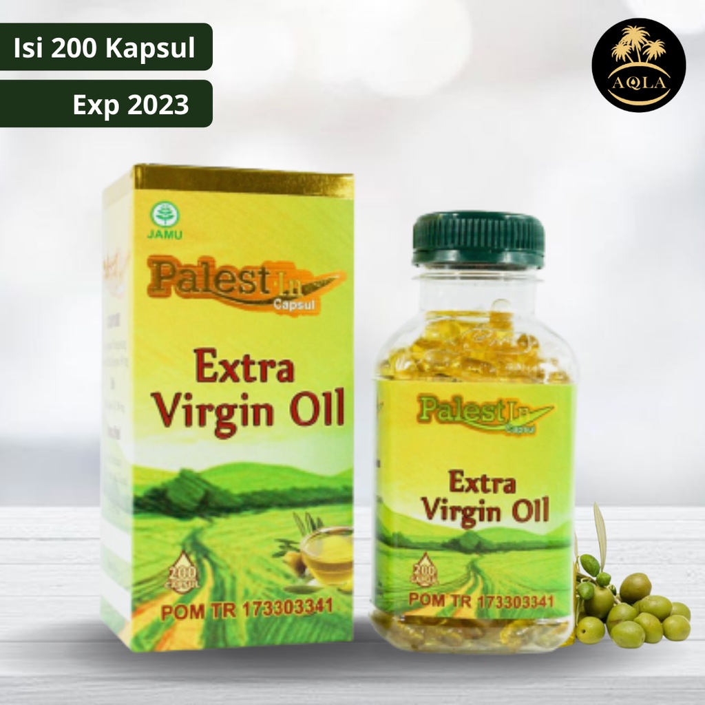 MINYAK ZAITUN PALESTIN 100 KAPSUL / EXTRA VIRGIN OIL KAPSUL / ZAITUN ASLI