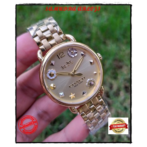 Jam Tangan Wanita Coach Flower Original