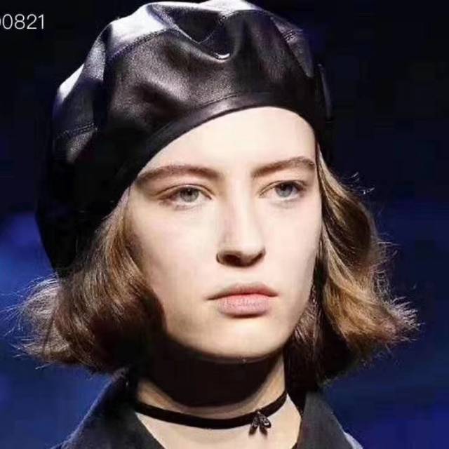 Dior Black Twill Beret  / Super Mirrror Quality