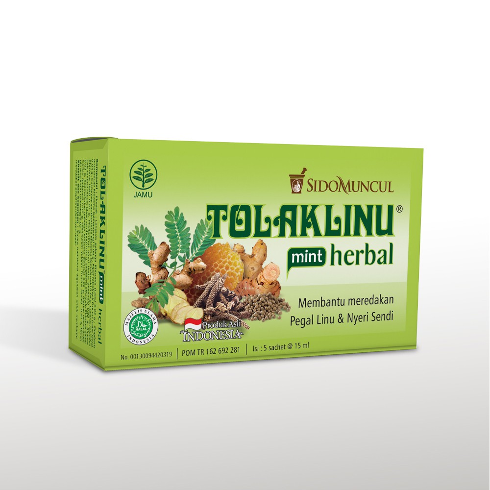 Tolak Linu Mint Cair Dus 5's Obat Herbal - Pegal Linu Nyeri Sendi-3
