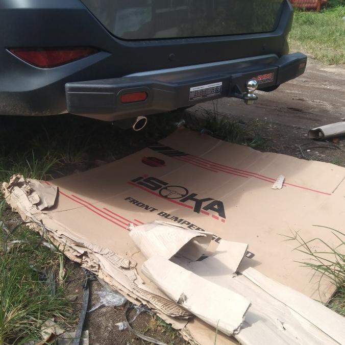 Tanduk Belakang Mobil Towing Bar Rhino/Bumper Guard Mobil All New Rush