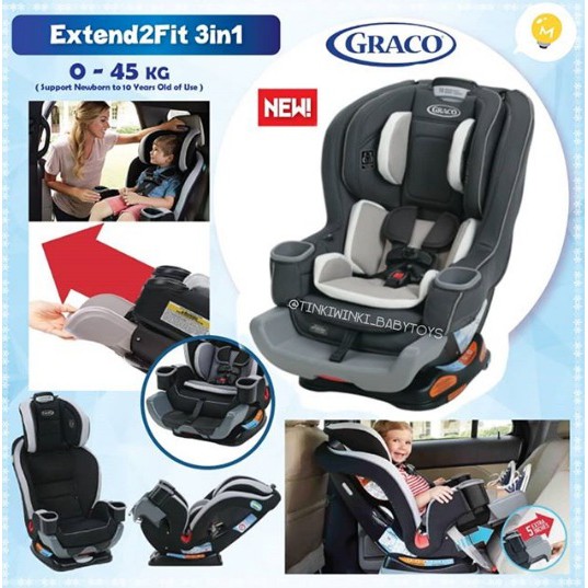 SALE!!! GRACO EXTEND2FIT Convertible Car Seat