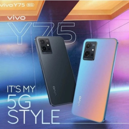 VIVO Y75 5G Ram 8/128GB atau 12/128GB Garansi Resmi Vivo Indoensia