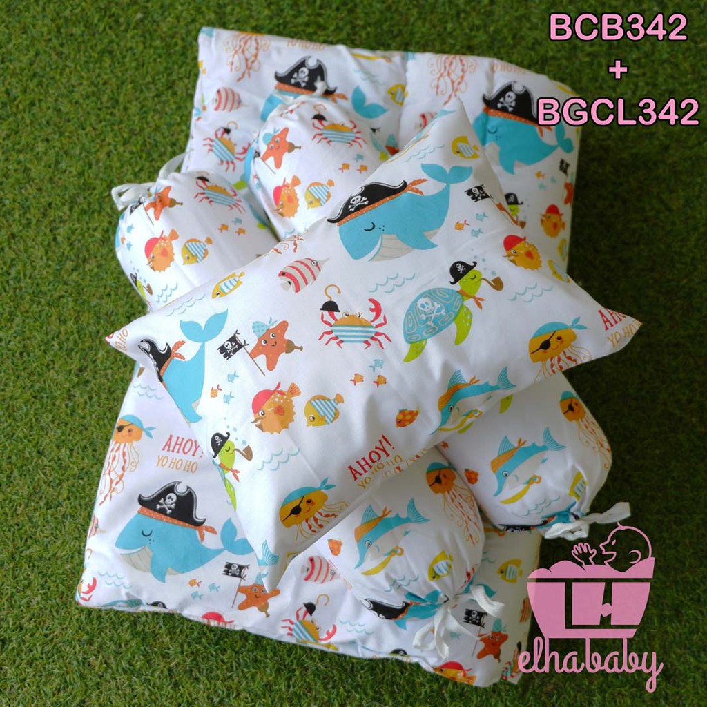 Bed cover set elhababy badcover bayi dan anak murah motif murah premium matras kasur bayi beddingset