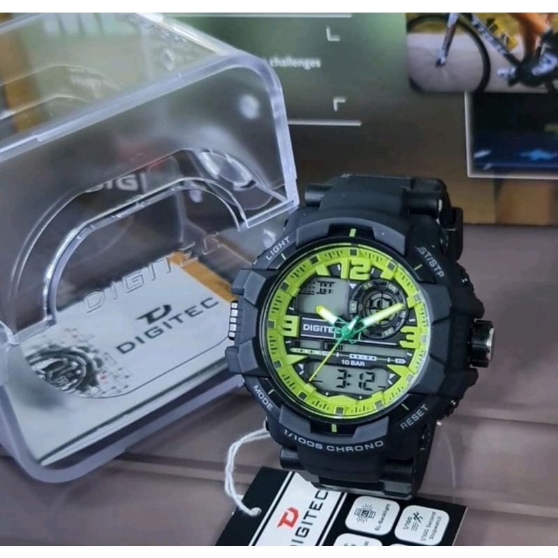 Jam Tangan DG Outdoor Terbaru Jam Tangan Dualtime Free Box Garansi &amp; Baterai Exlusive