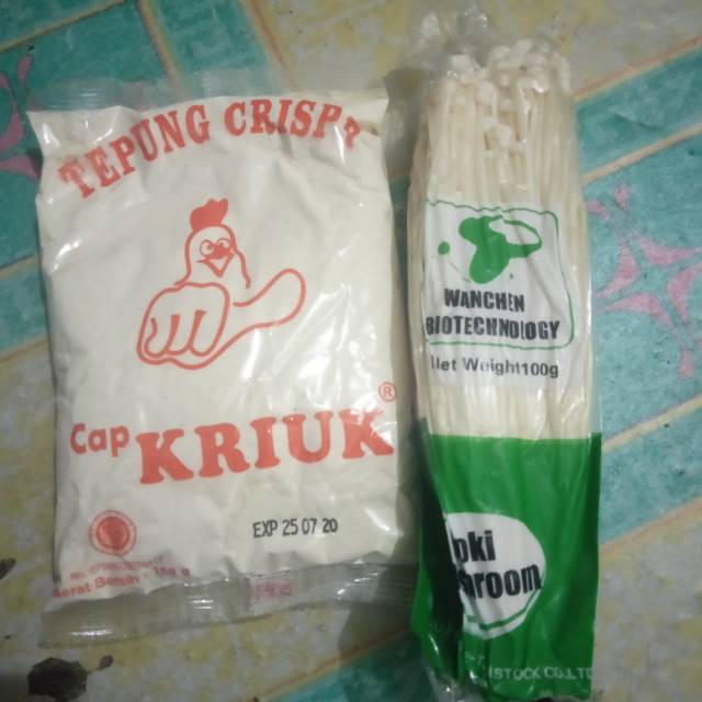 

Paket jamur tepung crispy