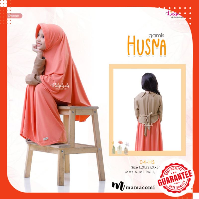 Gamis Anak Syari Perempuan Husna Labebah