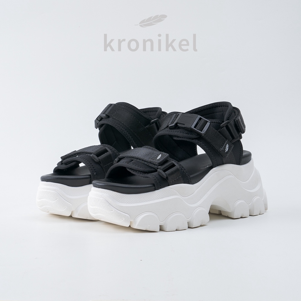 [PREMIUM LOKAL BRAND] KRONIKEL PROJECT // OSAKA 2-in-1 Sandals - Classic Black