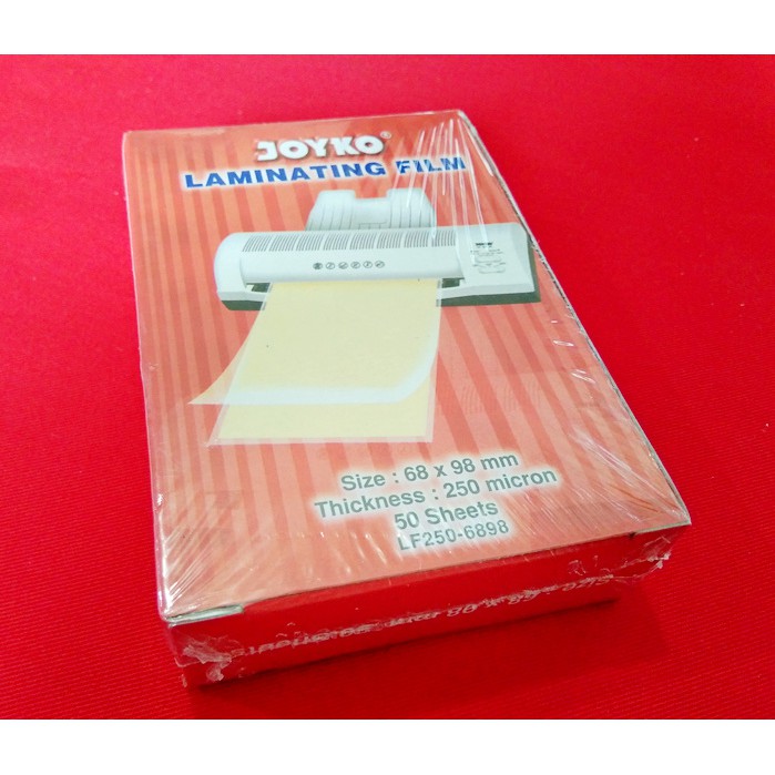 

Joyko Laminating Film LF250-6898 (KTP) - 50 Lembar
