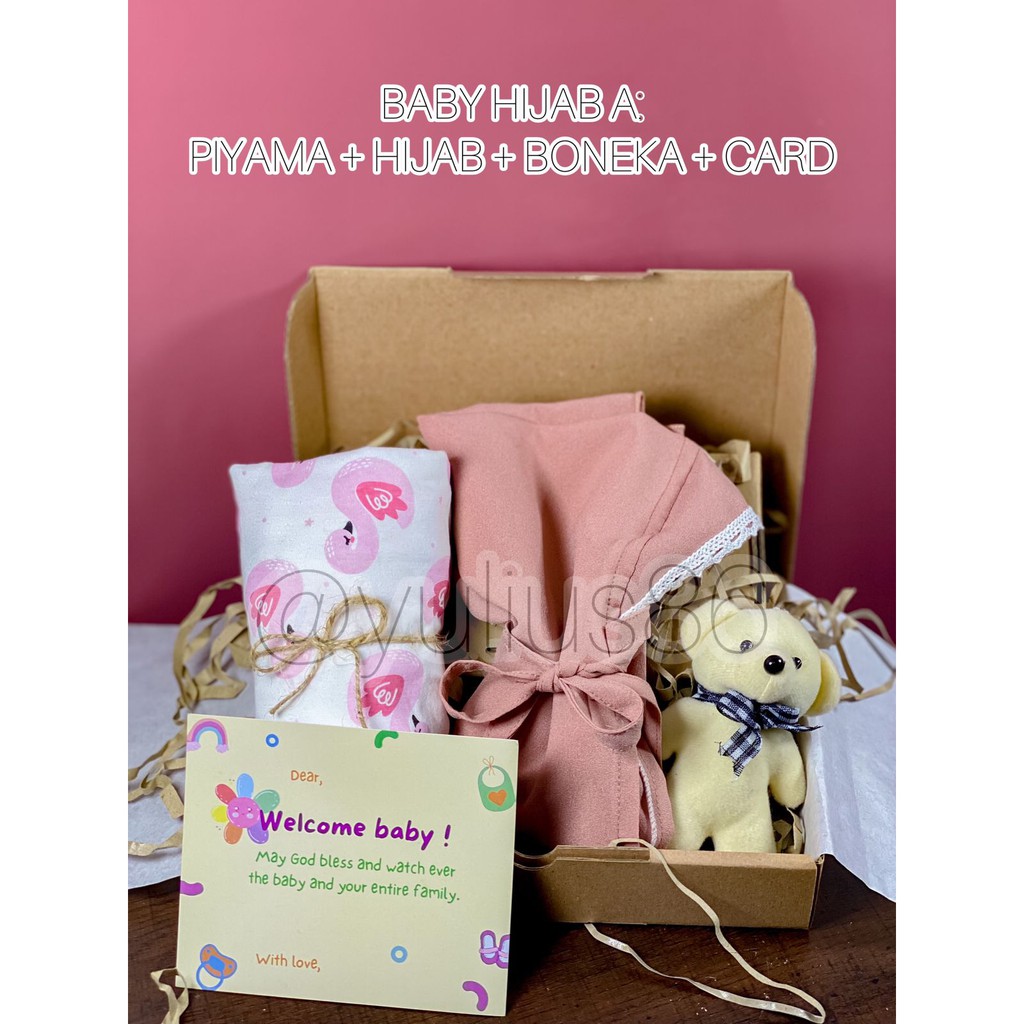 

PAKET HAMPERS BABY HIJAB / PAKET ULANG TAHUN HIJAB ANAK / PAKET HADIAH NEWBORN