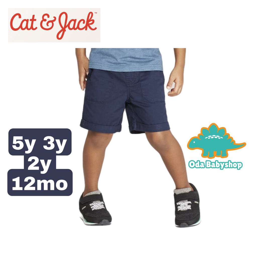 Celana Pendek  Chino Anak Laki-laki Cat & Jack Original -  Navy